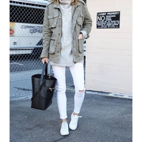 anine bing white jeans